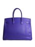 Birkin 35 Epsom in Crocus, back view